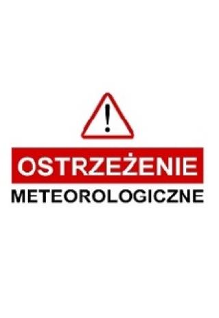 Ostrzeżenie meteorologiczne - burze.